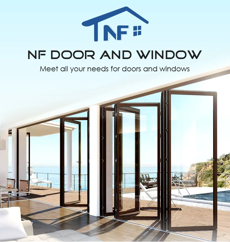 America Canada Standard Exterior Insulated Accordion Folding Door