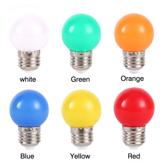 G45 Multicolor Christmas Decorative Led Mini Lantren Bulb for Indoor Outdoor