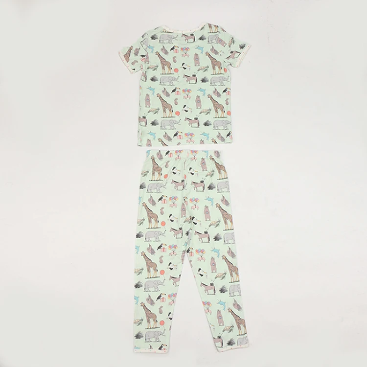 Bamboo Viscose Toddler Pajamas 2 Piece Baby Pyjamas Kids Summer Home ...