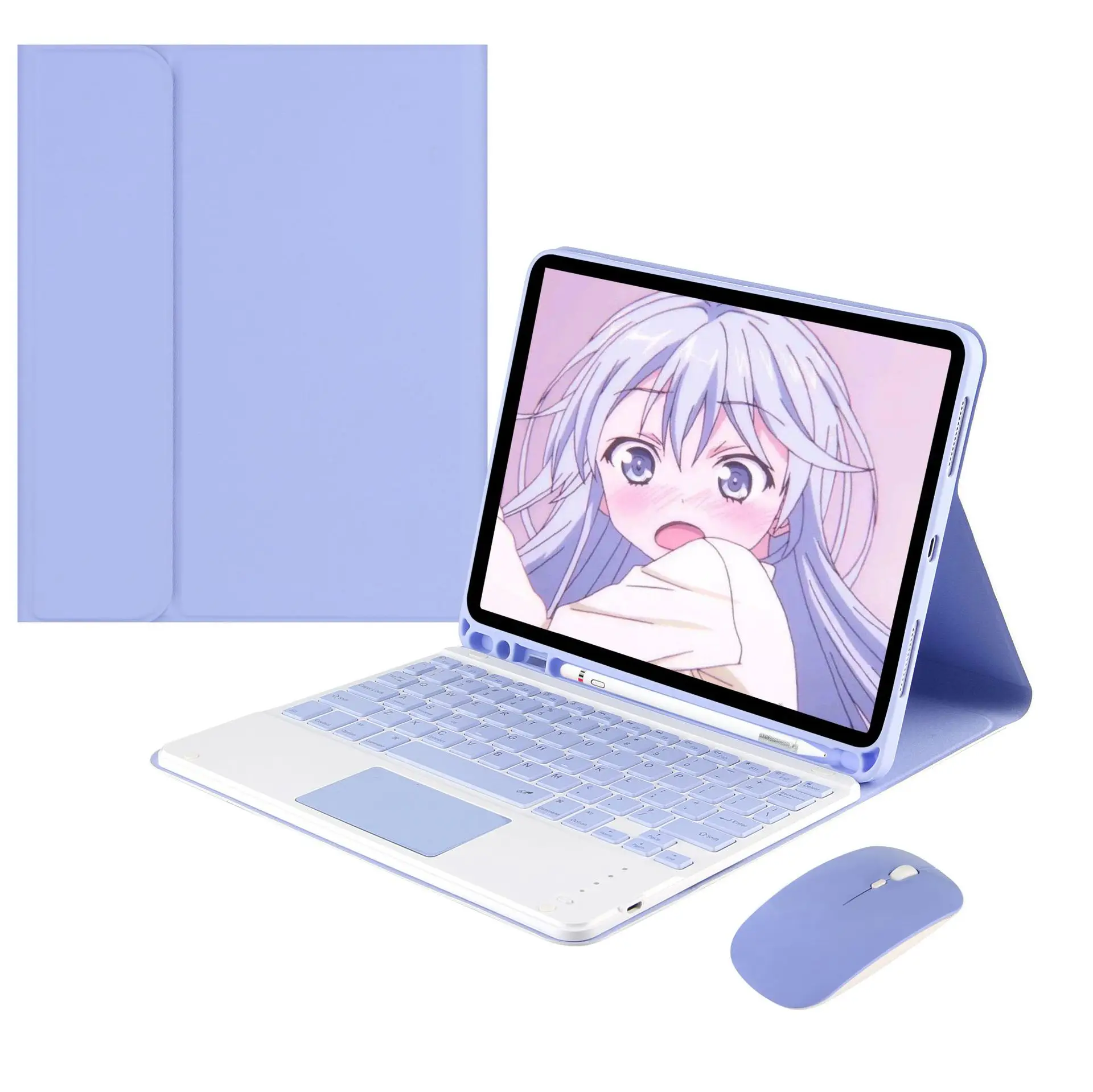 Capa De Couro Pu À Prova De Choque Para Tablet,Proteção Sem  Fio,Teclado,Para Samsung Tab A7,T505,A8.0,T295,Ipad 2022,Suporte Para  Lápis,10.2 - Buy Caso De Teclado Para Ipad Pro 11 10.5 Caso Kickstand,Caso  De Teclado