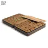 Coffee color: card slot ring + 12-position pendant