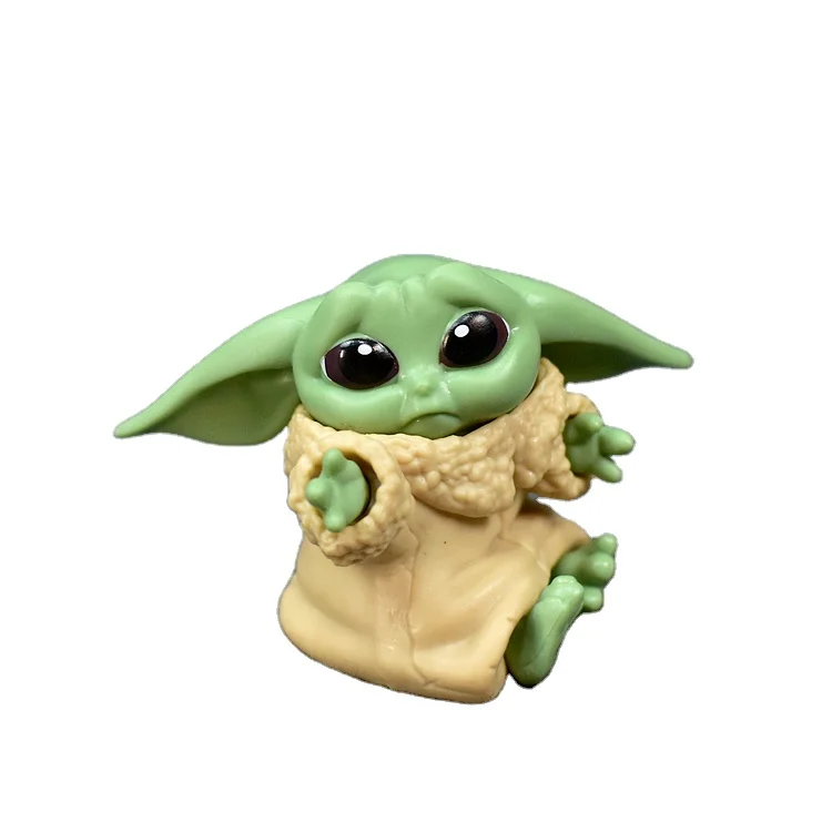 miriat custom baby yoda anime figure plastic toy oem starwars