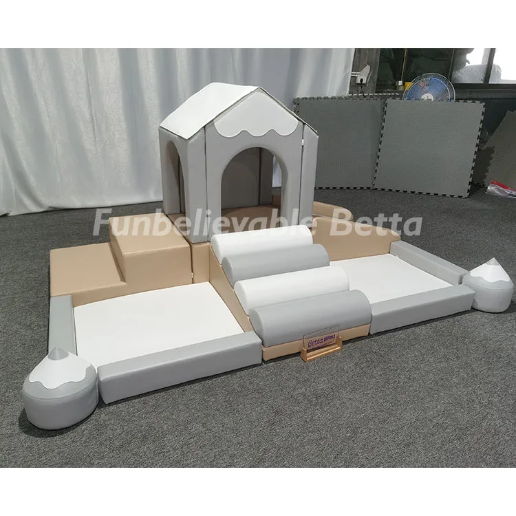 Bettaplay High Quality Neutral Color Soft Play Equipment Cheap Indoor Playground Soft Play Set