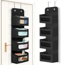 wall mount pocket organizer, over the door hanging organizer, hanging Over Door/Wall Mount Pocket Organizer with 4 clear windows