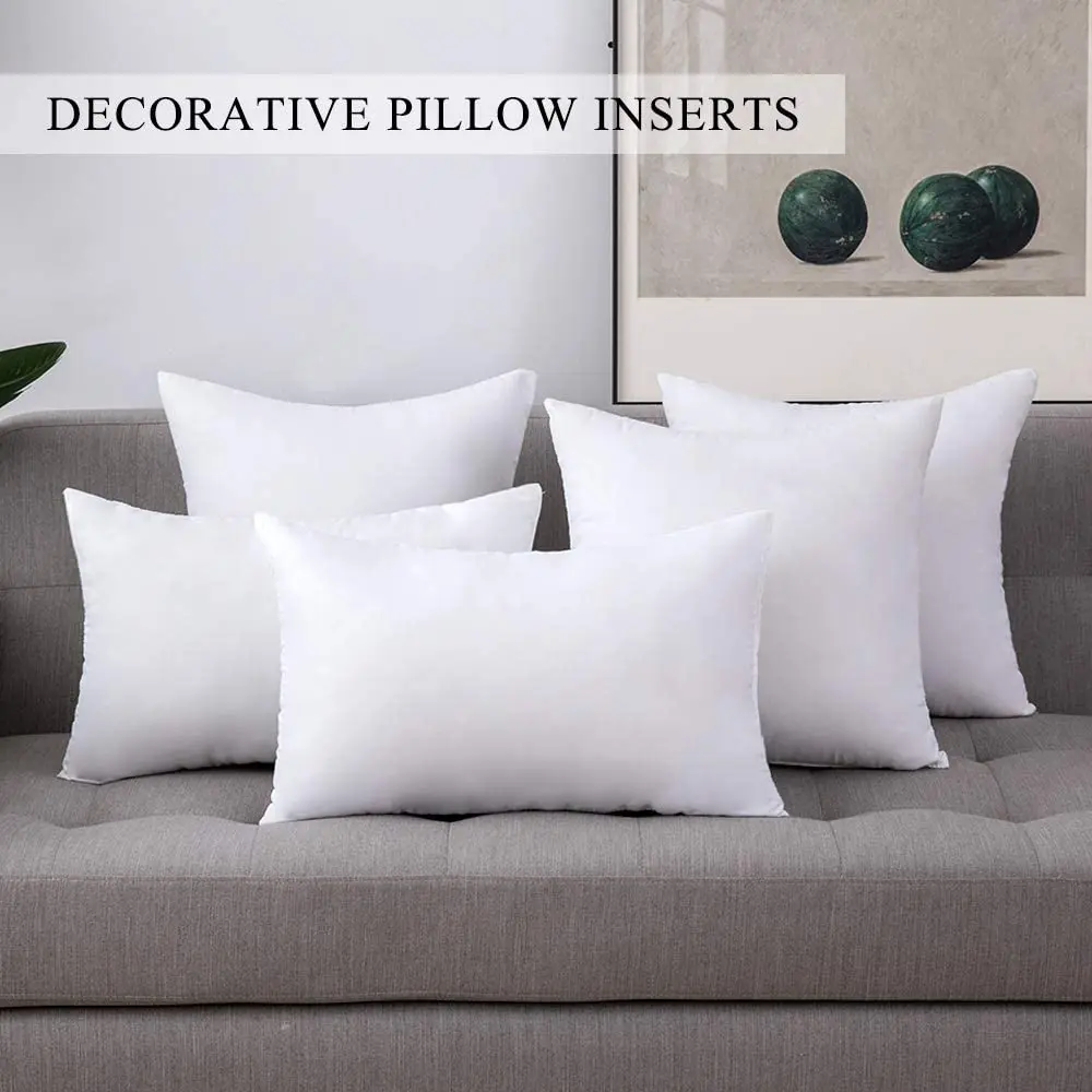 Hot Selling Square White Pillow 100% Polyester Filling High Quality ...