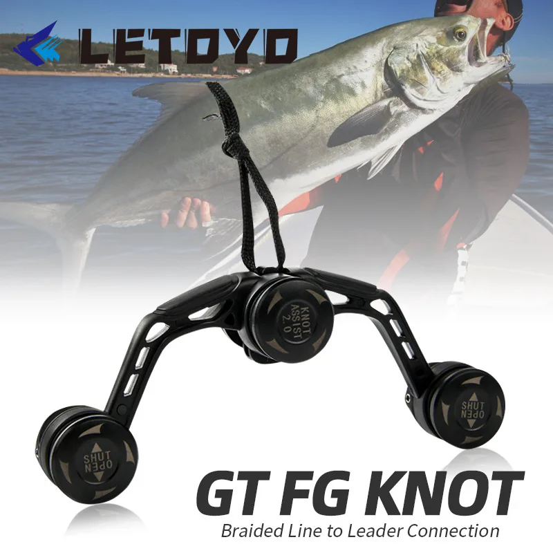 Fishing Bobbin Knotter FG GT RP Line Wire Knotting Tool Assist Knot