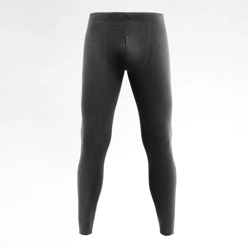 Custom Logo Wholesale Men's Thermal Underwear Extra-thick Gym Leggings ...
