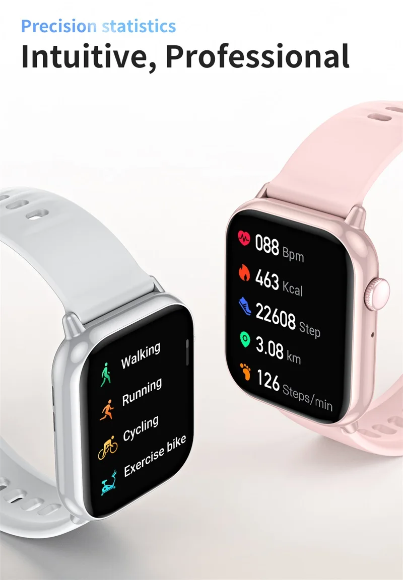 HD15 Smart Watch Bracelet Men Women 1.75Inch HD Screen Heart Rate Monitoring Waterproof BT Call Smartwatch (12).jpg