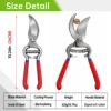 26cm 55#Steel Curved Pruning Shears