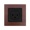 Wood Grain Panel Israel Standard Wall Socket