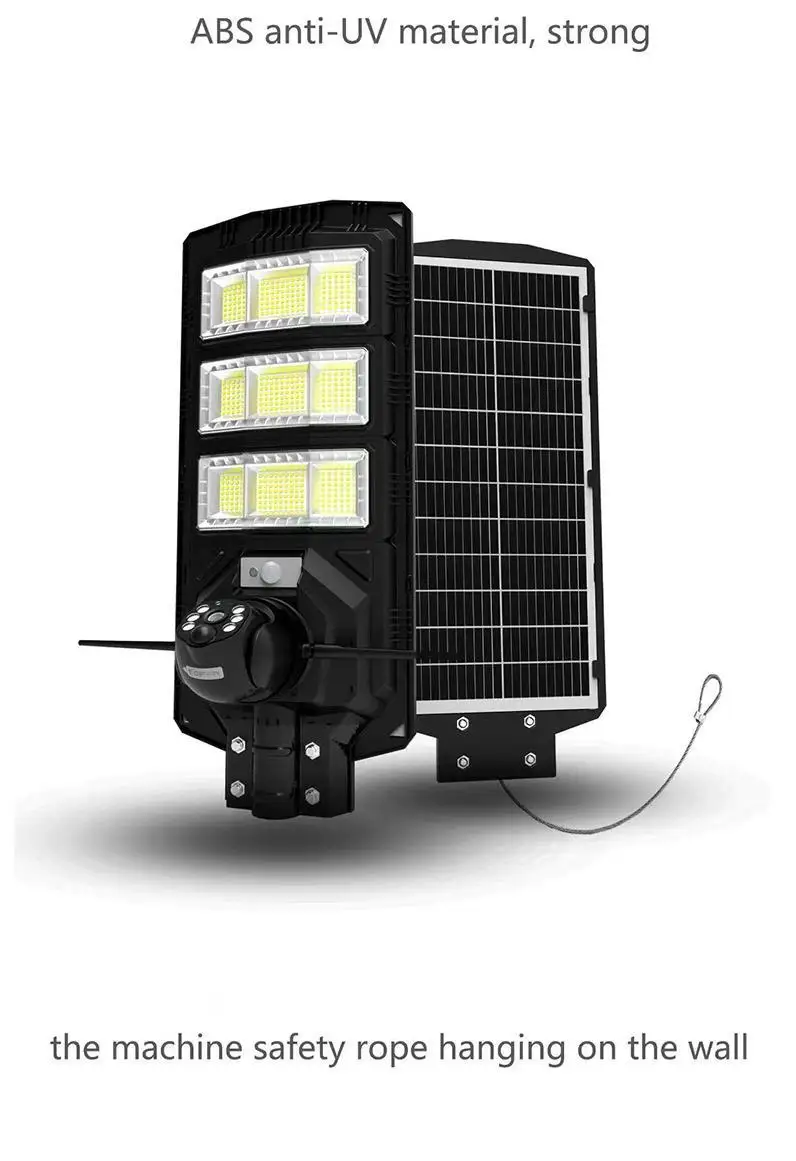 Project Outdoor Solar Wireless Wifi Street Light 300W Manufacturers Ip65 Waterproof All in One Solar With Security Camera