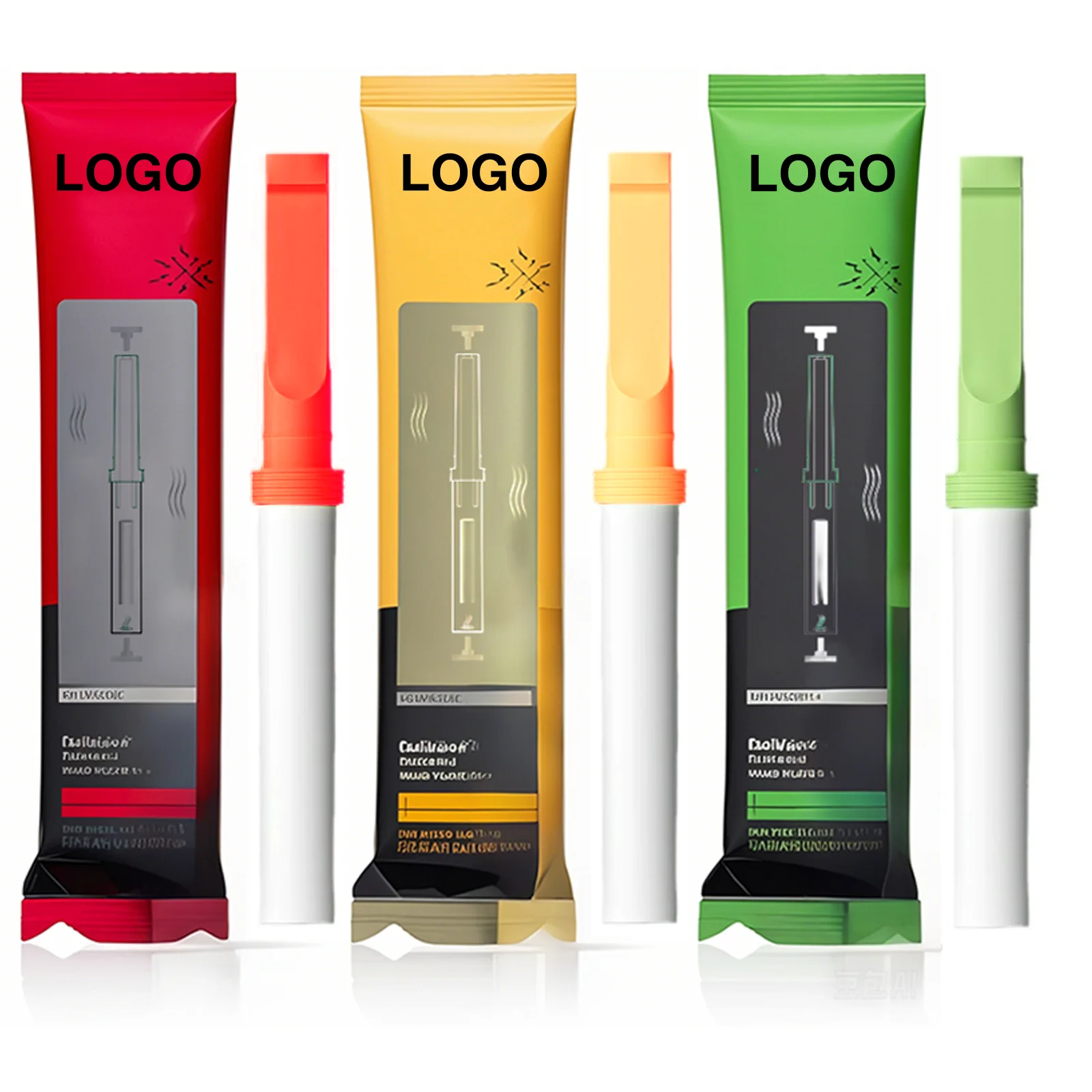 Custom 700 Puffs Flavored Air Smokeless Free Nicotin 5ml Capacity Mouth Use Disposable Quit Smoking Stick