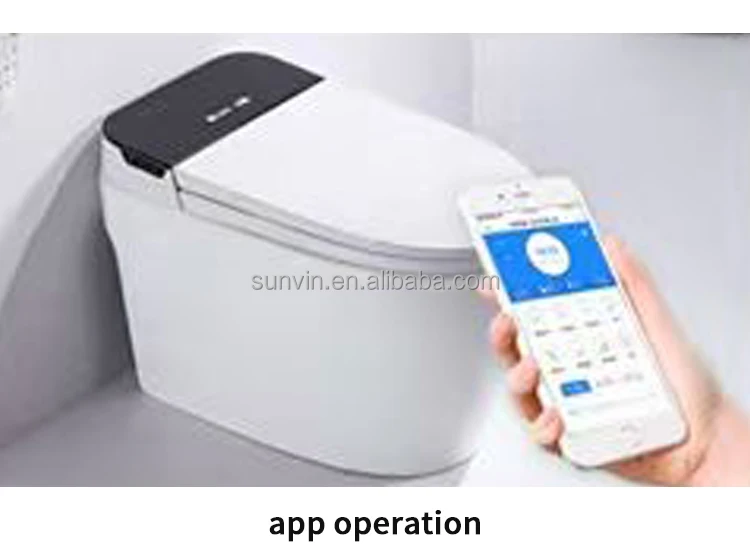 Made In China Modern Style Bathroom Toilet Smart Seat Toilet In Hotel Bathroom White Color Siphonic One-Piece Intelligent Toilet