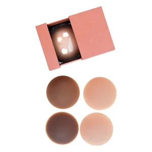 8cm Nipple Covers Thin Custom Reusable Invisible Adhesive Silicone Bra Breast Pasty Pasties Sexy Pasties for Women