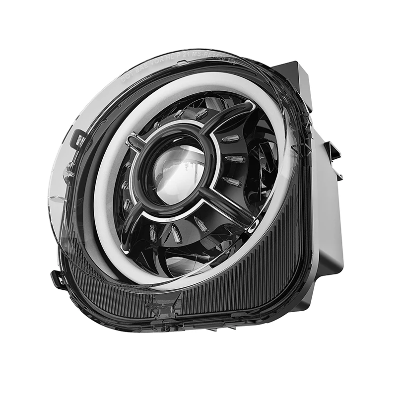 2021 New Car Light Accessories Angel Eyes Drl Led Projector Headlight Hi/lo Beam Headlamp for jeep Renegade 2015-2020