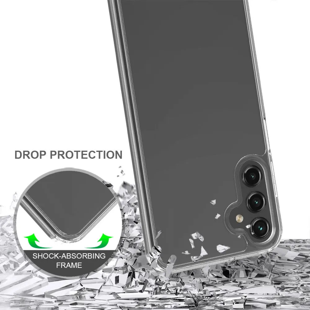 Clear Phone Case For Samsung Galaxy A15 5G Glitter Anti Fall Tpu Transparent Customize Precision Hole Sjk349 details