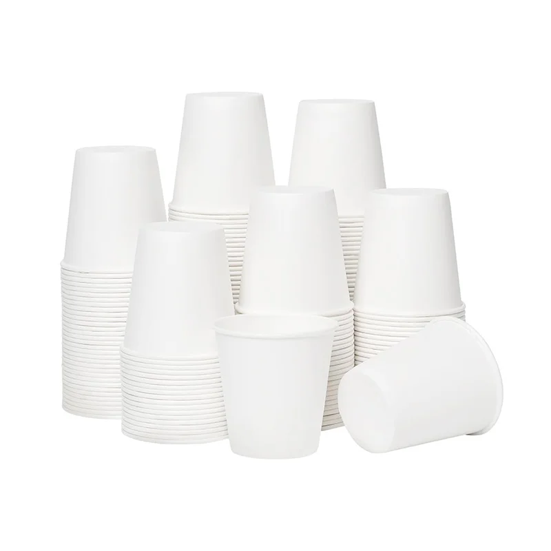 Biodegradable Double Wall Insulated Coffee Cups Recyclable Take Out Carton Disposable Custom Cup with Lid Wholesale