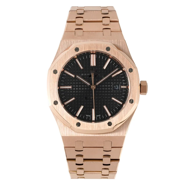 Sapphire Glass Stainless Steel Automatic Movement High Quality Rose Gold Mens Watches