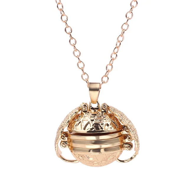 thumbnail image 2 of Expanding 4 Photo Magic Ball Locket Necklace - Angel Wing Pendant Memorial Gift 2 of 4
