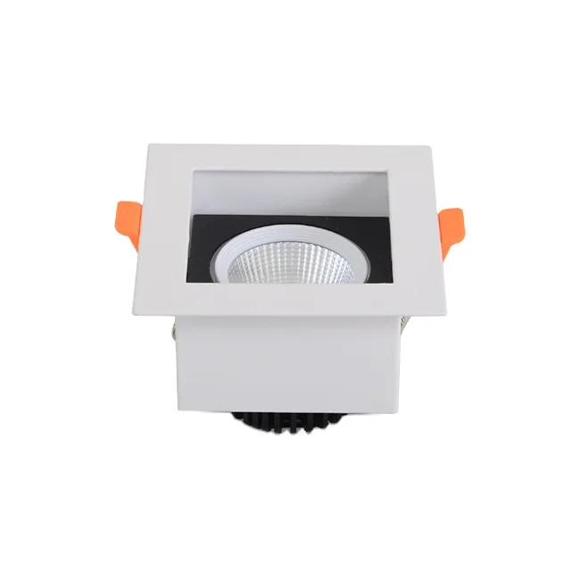 berdis 高 lumn 单头铝可调光 led 格栅灯暗装筒灯 ip21 cob grid