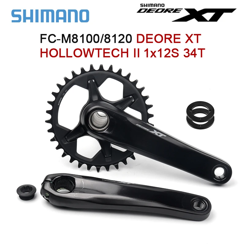 SHIMANO SMN Deore XT FC M8100 Crankset Hollowtech II Mountain Bike 