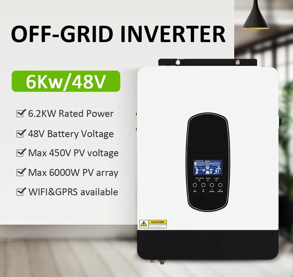 Solar Pv String Inverter off Grid 48v 3 Phase Solar Power Pure Sine Wave Inverter 6kw 7kw Price List Inverters