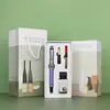 Stylo plume violet + accessoires plume dissimulée