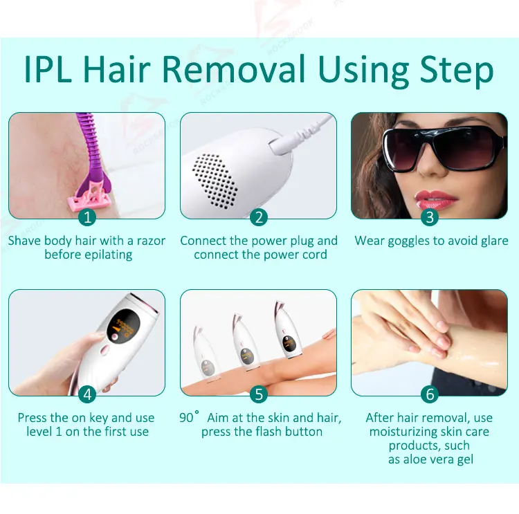 Ready To Ship  New Facial Body Skin Beauty Permanent Men Price Laser Hair Removal Home Use Ipl Machine Women Men