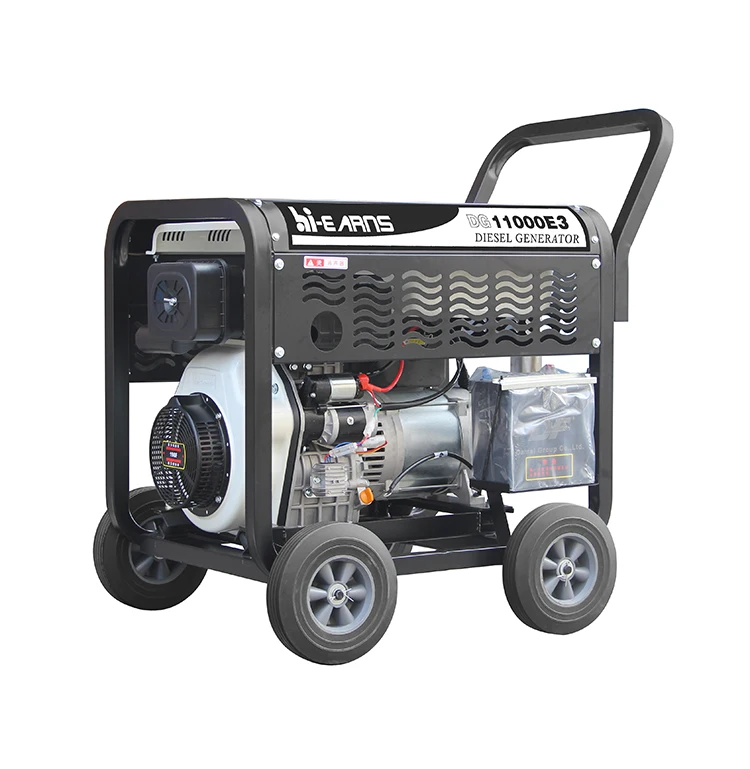 Open Type Portable 198 diesel Engine 8 Kva Generator