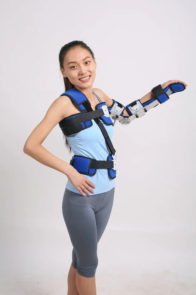 Medical Adjustable Upper Limb Fixation Device Shoulder Abduction Orthosis for Pain Release