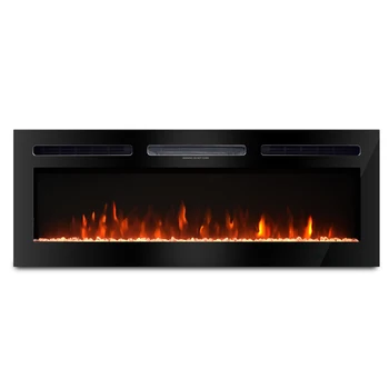 Home 36 inch  Electric Fireplace Indoor Living Room Wall-mounted Electric Fireplace With 12 Colors Flame Change