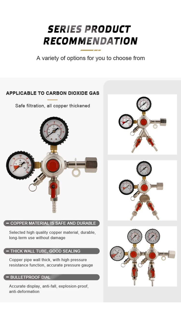Dualgauge 1way Beer Keg Co2 Pressure Regulator With Cga320 Inlet