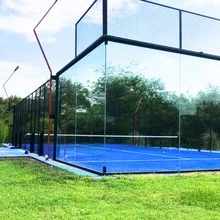 Customization Waterproof Tensile Membrane Stadium Roof Tent for Paddle Tennis Field Cover Padel Court Roof Tent