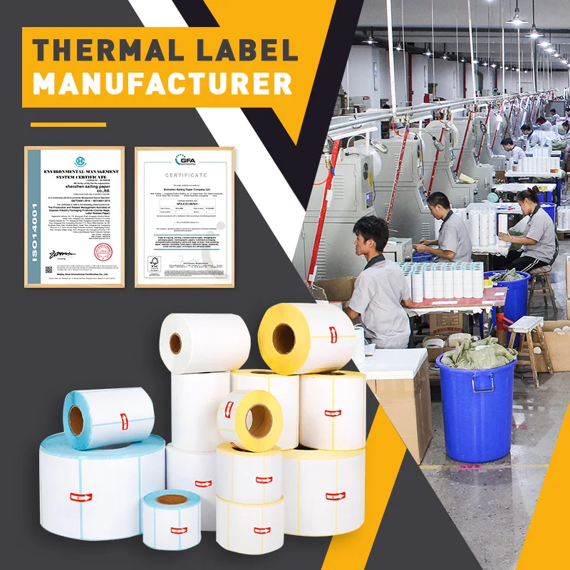 100x150 Shipping Label 6x4 Thermal Printer Label Roll Paper 4x6