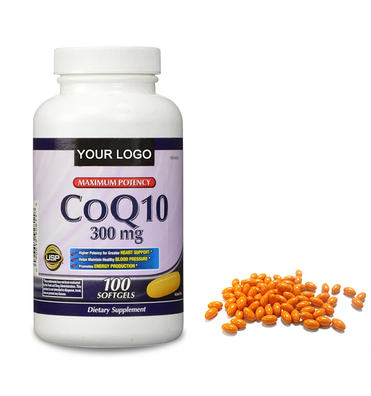 hot sale high quality coenzyme q10 softgel coq10 soft capsules