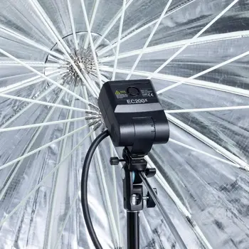 Godox EC200 II Extension Flash Head for Godox AD200Pro II Flash, 200W Head Extender with 2M Extend Cable, Metal Cold Shoe detail image