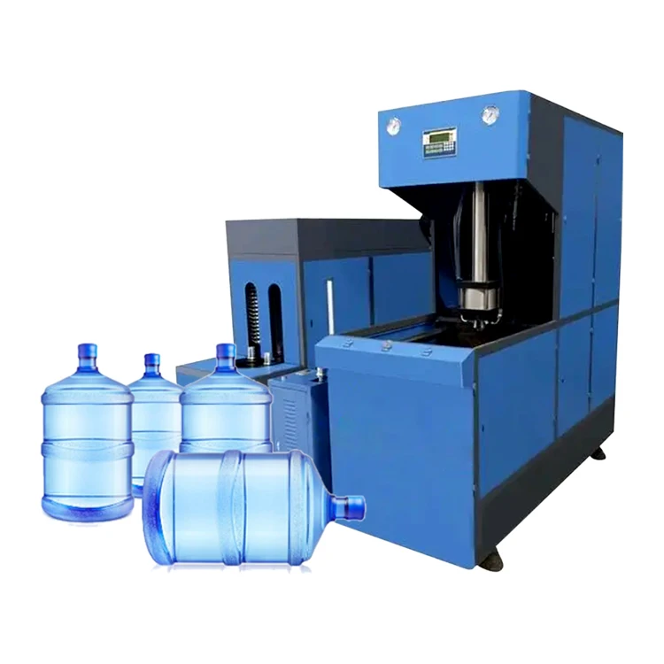 4 Cavity Pet Semi Automatic Blowing Machine Plastic Pet Water Bottle