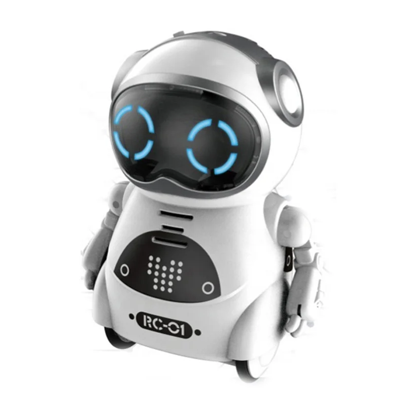 939A RC Pocket Robot Singing & Dancing Intelligent B/O Humanoid Robot Toys with LED Lights for Kids