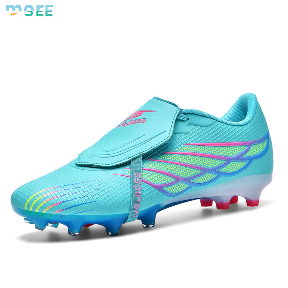 SeeMore Professional Outdoor Soccer Sport Football Shoes  Ag Breathable Long-Stud Artifi aperçu 9