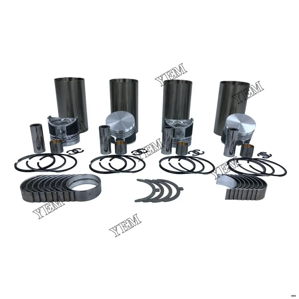 High Performance V1100 Overhaul Repair Kit With Piston Rings Liner Bearings for Kubota