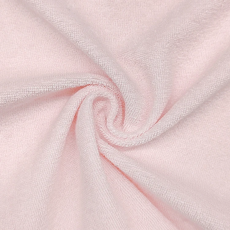 Soft Hand Feel CVC Terry Cloth Material Towelling Fabric by Roll, Cotton Polyester Towel Terry Fabric for Hoodie/
