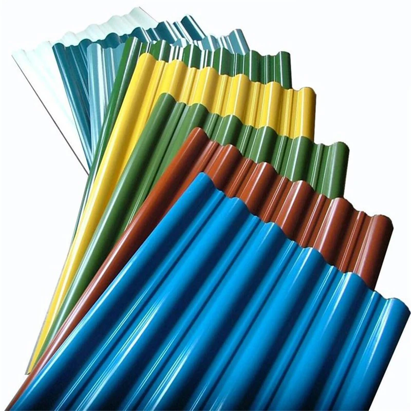High temperature resistance  high strength  light weight prepainted corrugated steel ppgi roofing sheet
