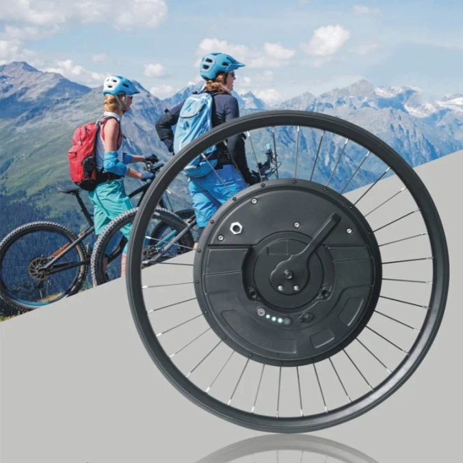 10 Inch 36V 350W Electric Wheel Conversion Kit For Scooters & Carts - Dual Motor Set With Thumb Throttle & Reverse