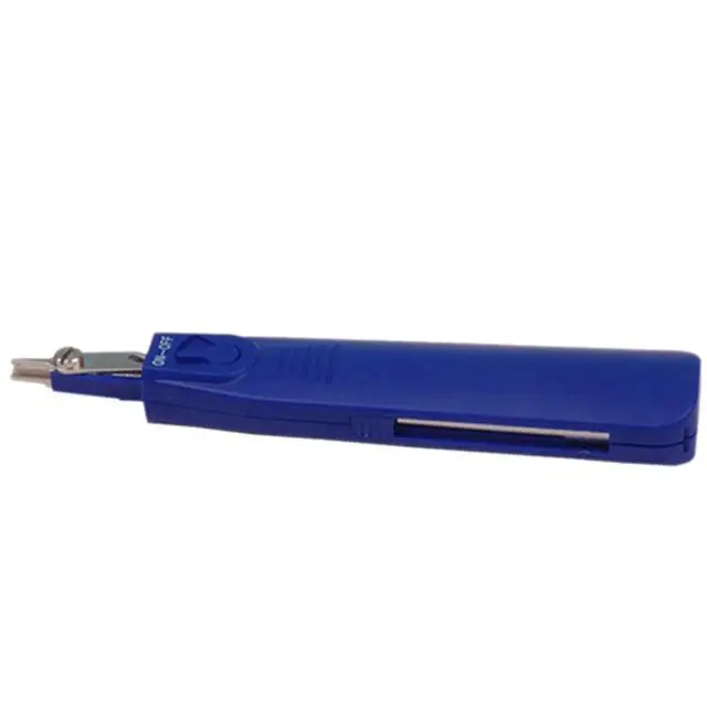 Fibertel TJ05B1010 Insertion Tool for D1 Blocks - Hardened Steel Blade with Anti-Slip Handle for Telecom Wiring Termination