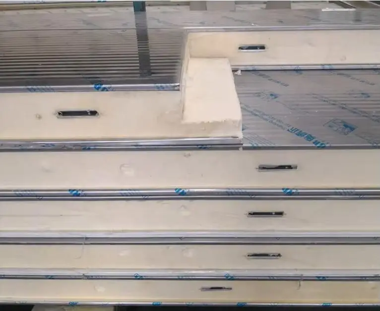 B1 fire-resistant polyurethane core PUR sandwich panel for cold room wall insulation