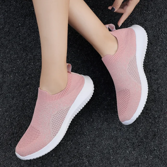 Summer new flying knit upper mens sports shoes boy white shoes lightweight casual sports shoes - Image 5