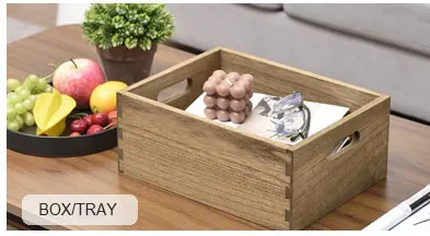 Office Bamboo Desk organizer with Drawer and  6 Slots Natural