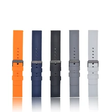 18 20 22 24 mm sport soft watch bracelet shading silicone watch strap with quick release   for smart  watch