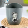 Grey cup with grey handle