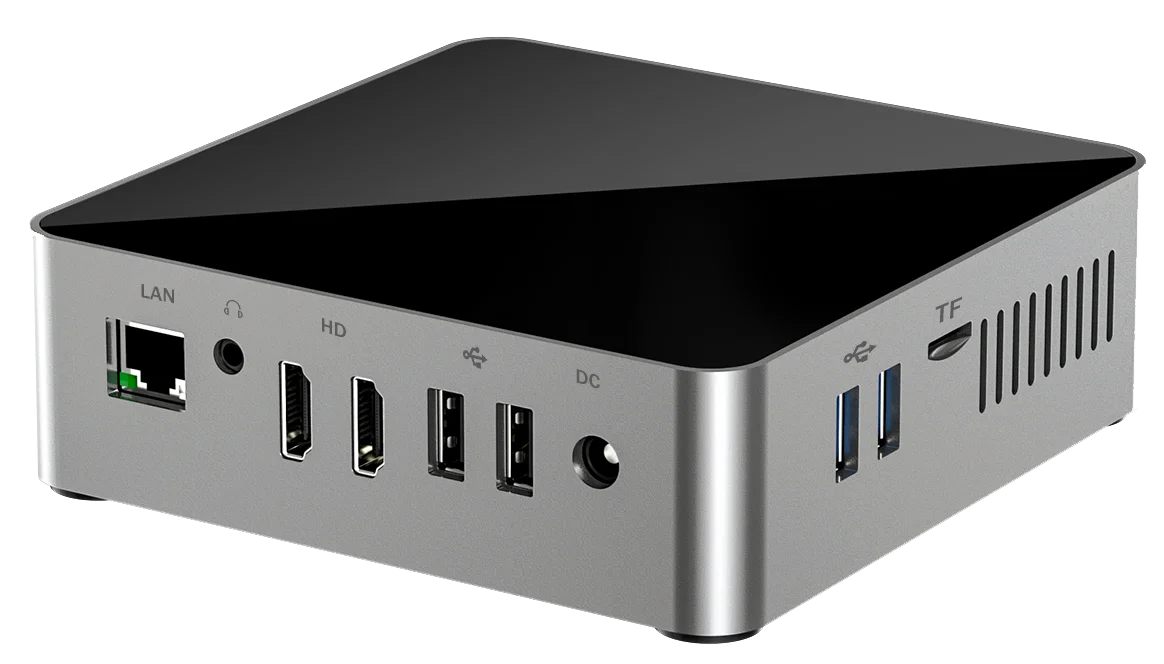 Fodenn Intel Nuc Celeron J4125 Quad Core Cpu 2.7ghz 8+128gb 2hd 2 Lan